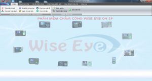giao diện phần mềm chấm công wise eye on39